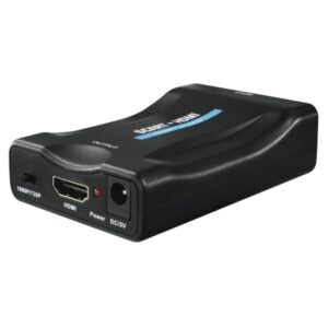 hama essential conversor analogico a digital full hd cable 0.74m euroconector hdmi 8.8x2.5x5.7cm color negro