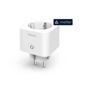 hama enchufe wlan inteligente wifi temporizador ip20 compatible con asistente de voz control con app 7.7x5.5x5.5cm color blanco