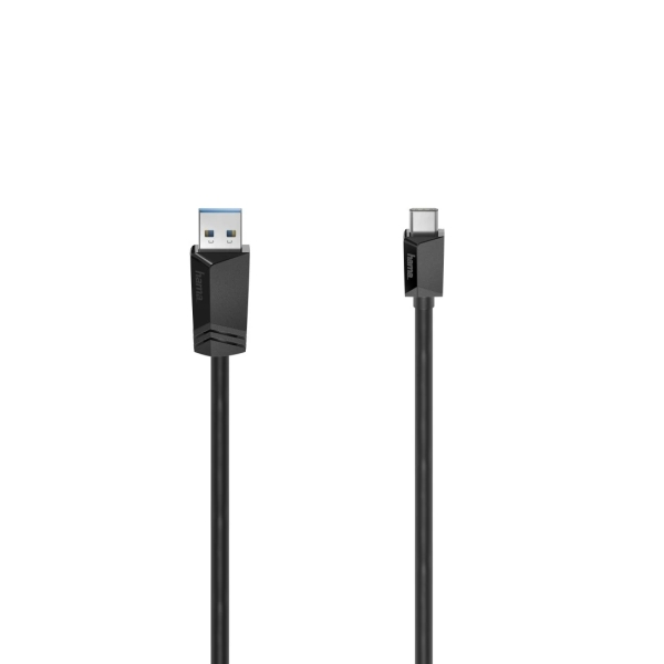 hama essential cable usb usb a macho usb c macho longitud 1.5m velocidad hasta 5gbps blindaje doble color negro