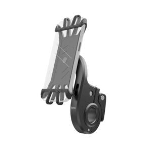 hama soporte de bicicleta para smartphone peso max 200g silicona flexible antideslizante universal color negro