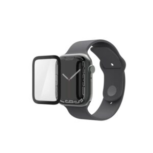 hama super hybrid protector de pantalla para apple watch 40mm flexiglas rpet antihuellas color transparente