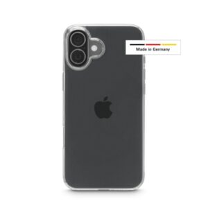 hama always clear funda para iphone 17 antideslizante poliuretano termoplastico bordes elevados color transparente