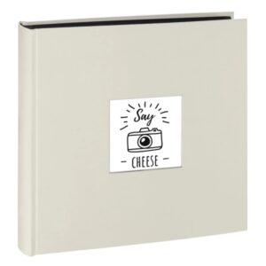 hama fine art album de fotos 100 paginas negras tapa de papel 30x30cm color blanco