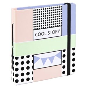 hama album de fotos personalizable capacidad para 56 instantaneas de 5.4x8.6cm insercion lateral tapa plastificada 11.7x12.7cm multicolor