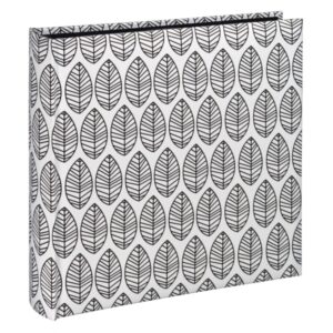 hama la fleur album de fotos 100 paginas negras tapa plastificada 30x30cm color blanco