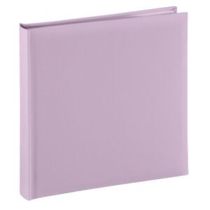 hama fine art album de fotos 80 paginas blancas tapa de papel 30x30cm color rosa