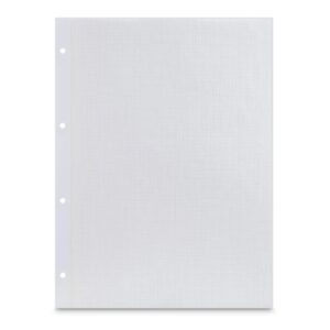 hama pack de 25 cartulinas para fotos perforado papel intercalado 233x310mm color blanco