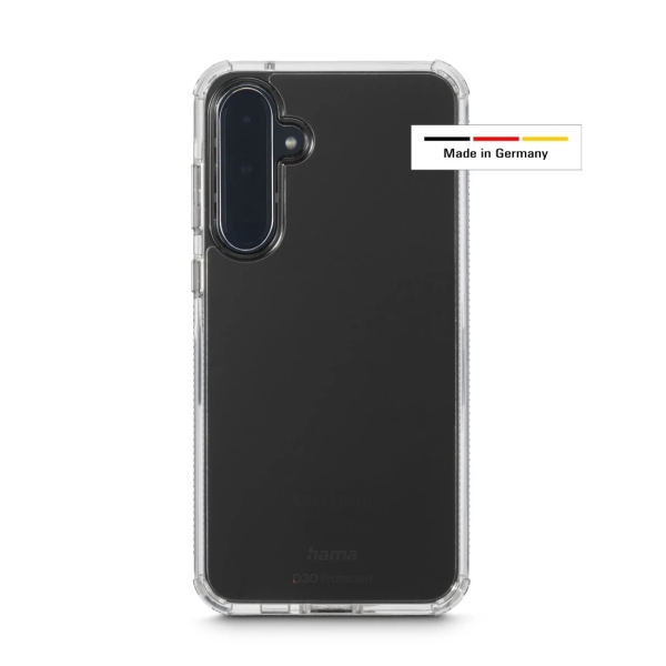hama extreme protect funda para samsung galaxy a36 5g antideslizante policarbonato proteccion d3o bordes elevados color transparente