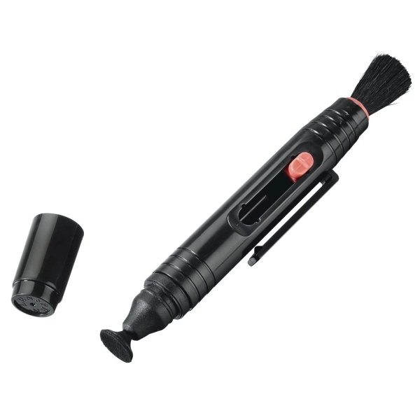 hama boligrafo de limpieza para camaras cepillo retractil punta de terciopelo color negro