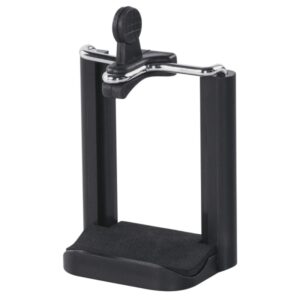 hama soporte de smartphone para tripode rosca 1/4" peso max 300g ancho dispositivo de 5.5 a 8.2cm color negro