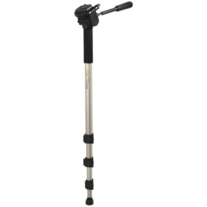 hama star 78 mono monopie telescopico para camara peso max 4kg altura ajustable hasta 176cm aluminio soporte de liberacion rapida cabezal de 3 vias color beige