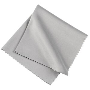 hama bayeta de limpieza para opticas 80% poliester lavable a mano 20x20cm color gris