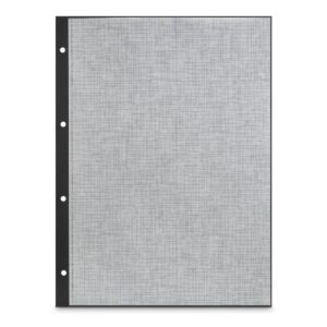hama pack de 25 cartulinas para fotos perforado papel intercalado 233x310mm color negro