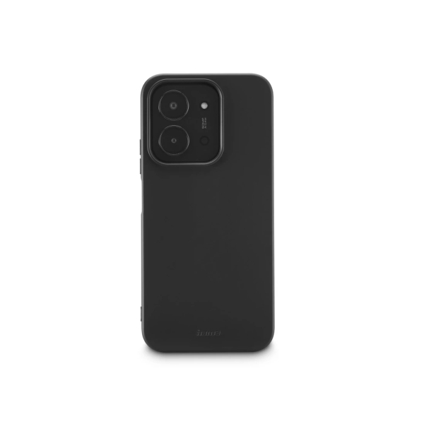 hama fantastic feel funda para xiaomi redmi 15c / 15c 5g antiadherente anti suciedad poliuretano termoplastico color negro