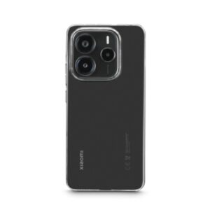hama always clear funda para xiaomi redmi note 14 4g antideslizante poliuretano termoplastico bordes elevados color transparente