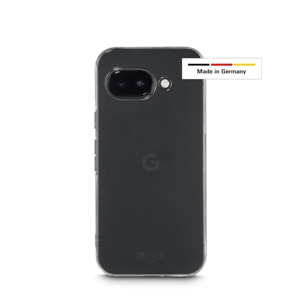 hama always clear funda google pixel 9a antideslizante poliuretano termoplastico bordes elevados color transparente