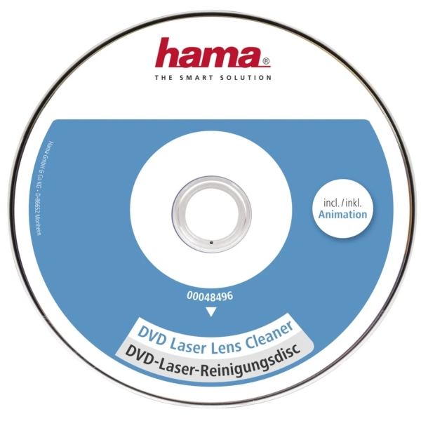 hama cd limpiador de equipo dvd micro cepillos 8 idiomas limpieza en seco color blanco y azul