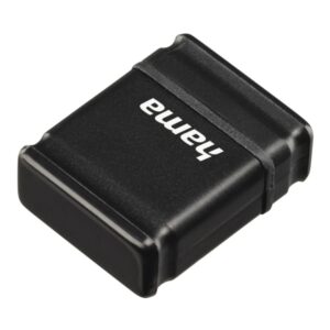 hama smartly memoria pendrive usb 2.0 con tapa 32gb de capacidad 10mb/s de transferencia 21x15x6.5mm color negro