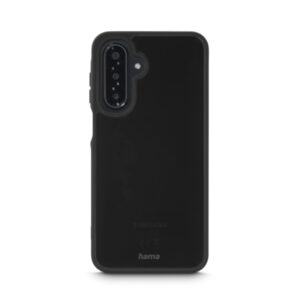 hama frame protect funda para samsung galaxy a17 / a17 5g antideslizante policarbonato y poliuretano termoplastico bordes elevados color negro y transparente