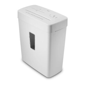 hama prime m50cd w destructora de papel manual 220w 13l destruye hasta 6 hojas 2.5m/min microcorte p 5 apto cds/dvd destruye bandas magneticas y tarjetas 31x16.4x38cm color blanco