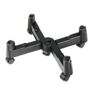 hama soporte en x para cpu capacidad hasta 25kg ruedas gomas antideslizantes 9.7x40x11.8cm color negro