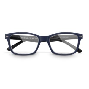 hama gafas de lectura de +2.0 dioptrias montura de plastico reciclado unisex color azul y negro
