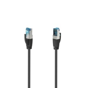 hama essential cable de red ftp rj45 cat 6a longitud 3m velocidad hasta 10gbps blindaje doble color negro