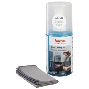 hama limpiador de pantallas capacidad 200ml bayeta de microfibra color gris