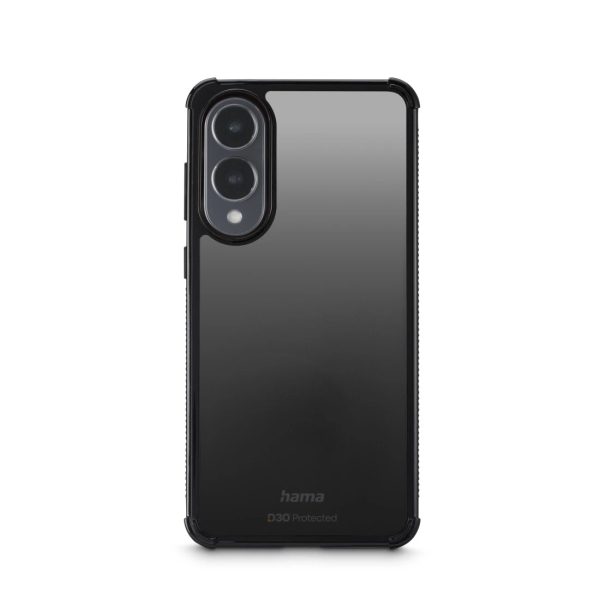 hama extreme protect funda para samsung galaxy s25 edge policarbonato proteccion d3o bordes elevados color negro