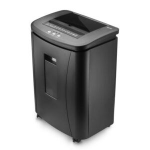 hama safe auto m1200 destructora de papel automatica 80w de 25l velocidad 2.5m/min corte transversal p 4 apto cds/dvd destruye bandas magneticas y tarjetas 37x26x52.3cm color negro