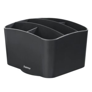hama agent organizador de mandos a distancia capacidad hasta 6 mandos plastico 13.7x12x8.8cm color negro