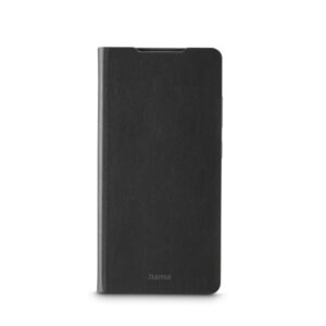 hama eco premium funda para samsung galaxy s25 ultra antideslizante antihuellas poliuretano termoplastico funcion de soporte bordes elevados color negro