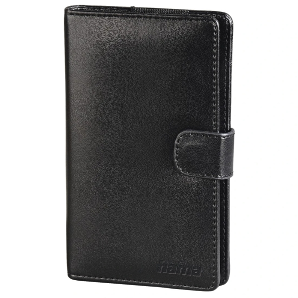 hama vegas estuche para 5 memorias usb universal cuero 8.2x1.6x13.9cm color negro