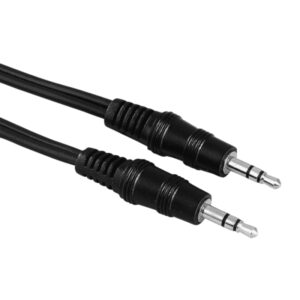 hama cable de audio longitud 1.5m estereo jack 3.5mm macho color negro