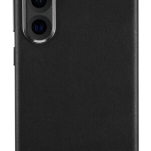 hama eco premium funda para samsung galaxy s25 proteccion de bordes elevada color negro
