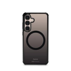 hama extreme protect funda para samsung galaxy s25 magnetico antideslizante policarbonato proteccion d3o bordes elevados color negro