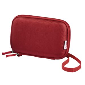 hama e.v.a funda para hdd de 2.5" proteccion contra golpes bolsillos interiores 10.2x3.6x16cm color rojo