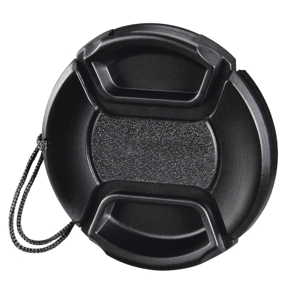 hama tapa fontal para objetivos de 58mm universal color negro