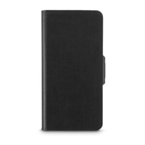 hama essential funda universal para smartphone de 6.7" con tapa pantallas de 8x17cm cierre magnetico cuero color negro