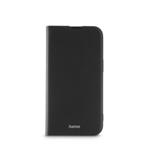 hama daily protect funda para iphone 16e antideslizante cierre magnetico antihuellas poliuretano termoplastico funcion de soporte bordes elevados color negro