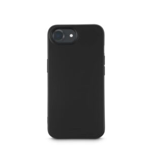 hama fantastic feel funda para iphone 16e poliuretano termoplastico bordes elevados color negro
