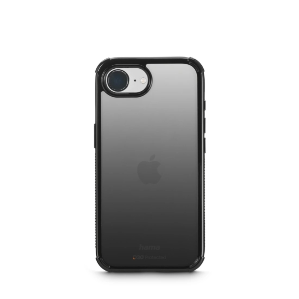 hama extreme protect funda para iphone 16e antideslizante policarbonato proteccion d3o bordes elevados color negro
