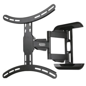 hama soporte fijo de pared para tv hasta 65" peso max 35kg vesa 400x400mm acero gestor de cables nivel de burbuja color negro