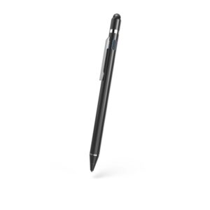 hama pro lapiz digital para tablet autonomia hasta 18h punta fina de 1.5mm cuerpo de aluminio punta de goma longitud de 146mm clip integrado color negro