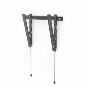 hama soporte fijo de pared para tv hasta 90" peso max 80kg inclinable vesa 600x400mm acero nivel de burbuja color negro