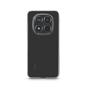 hama always clear funda para xiaomi redmi note 14 pro 5g antideslizante poliuretano termoplastico bordes elevados color transparente