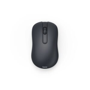 hama wm 100 raton optico inalambrico 1200dpi 3 botones usb a rf 2.4ghz silencioso uso ambidiestro rango 10m 5.8x3.5x10.3cm color negro