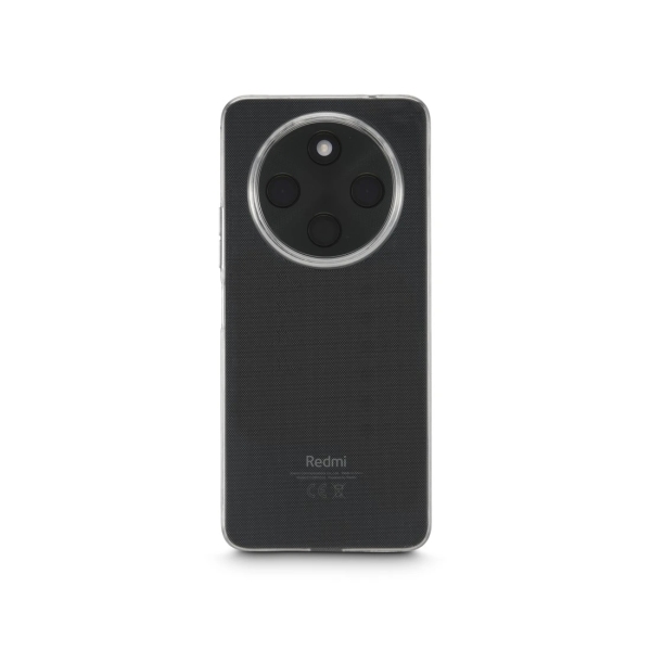 hama always clear funda para xiaomi redmi 14c antideslizante poliuretano termoplastico bordes elevados color transparente