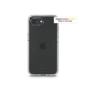 hama extreme protect funda para iphone 16e antideslizante policarbonato proteccion d3o bordes elevados color transparente