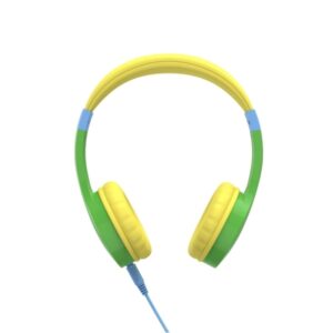 hama kids guard auriculares con microfono cable 1.2m jack 3.5mm diadema ajustable color verde